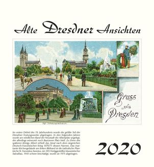 Kalender  Alte Ansichten Dresden Kalender 2020 www.augustadruck.de 